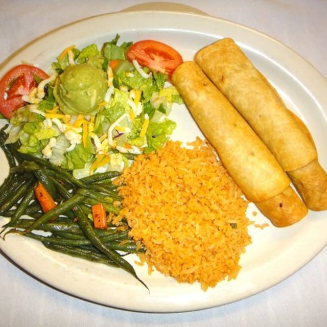 Chicken Flautas.