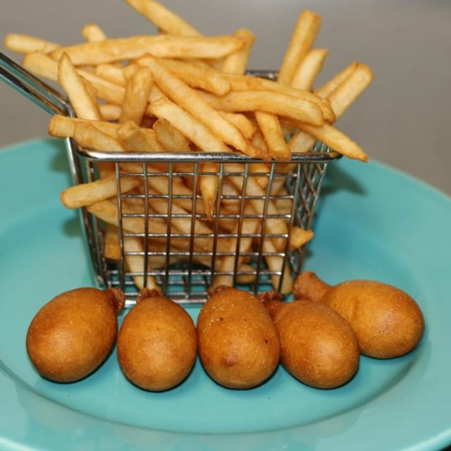 Mini Corn Dogs.