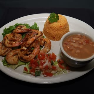 Grilled Shrimp & Rice